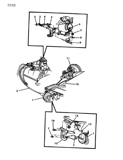 1985 Chrysler Executive Limousine Speed Control - Electro Mechanical Diagram 3 - Thumbnail