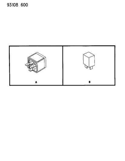 1993 Dodge Grand Caravan Pump Relay Diagram for 4687246