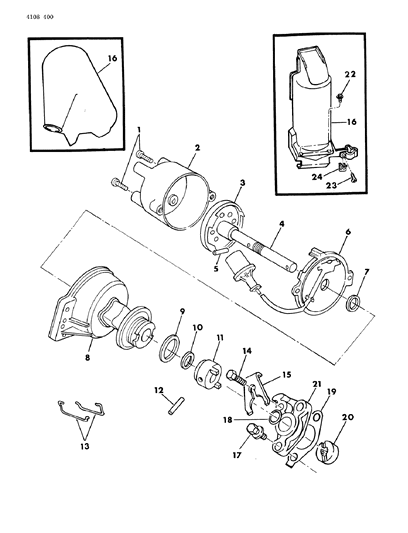 1984 Chrysler New Yorker Distributor Diagram 1 - Thumbnail