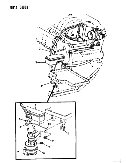 1990 Chrysler New Yorker Base Model Speed Control Diagram 3 - Thumbnail