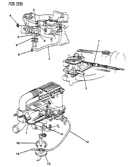 1987 Dodge Caravan EGR System Diagram 6 - Thumbnail