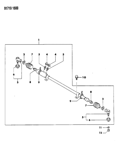 1991 Dodge Stealth Gear - Power Steering Diagram 2 - Thumbnail