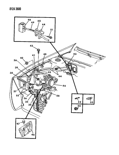 1988 Chrysler LeBaron Base Plumbing - A/C & Heater Diagram 2 - Thumbnail