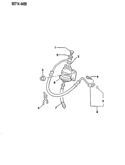1990 Dodge Colt Fuel Filter Diagram