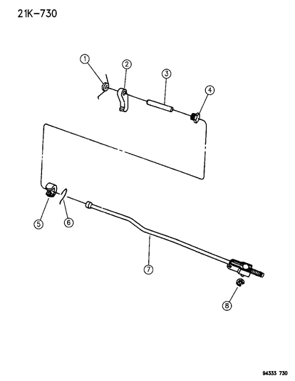 1996 Dodge Ram 3500 Parking Sprag Diagram 2 - Thumbnail