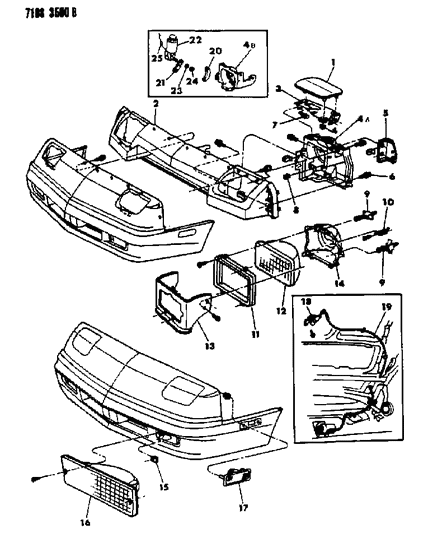 1987 Dodge Daytona Bolt And Washer, W/Heavy Duty Service Package, M6X1X25 Diagram for 6100287