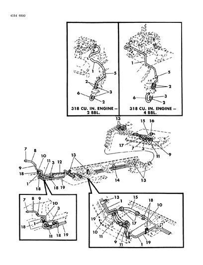 1984 Dodge Diplomat Fuel Line Diagram 1 - Thumbnail