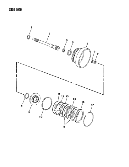 Seal, Rear Clutch Piston, Inner, Rubber Diagram for 5212373