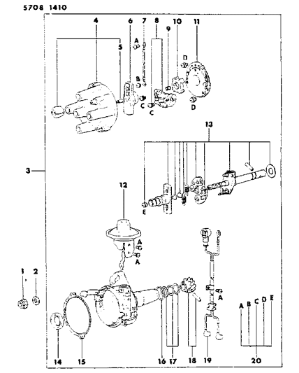 1986 Dodge Ram 50 Distributor Diagram 3 - Thumbnail