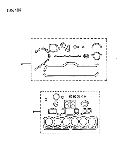 1990 Jeep Comanche Engine Gasket Sets Diagram 4 - Thumbnail