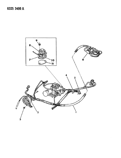 1987 Dodge Ram Van EGR System Diagram 5 - Thumbnail