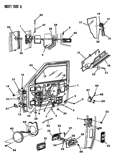 1990 Dodge Dakota Vacuum Amplifier Diagram for 6033560