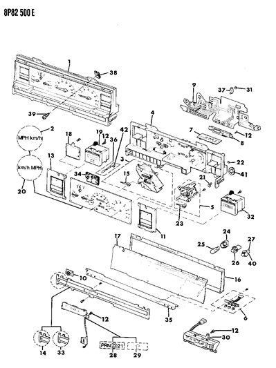 1992 Dodge Monaco Screw, For Headrest Post Assembly Diagram for J4002461
