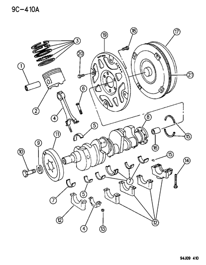 1995 Jeep Grand Cherokee Converter, Torque Diagram for 52119792