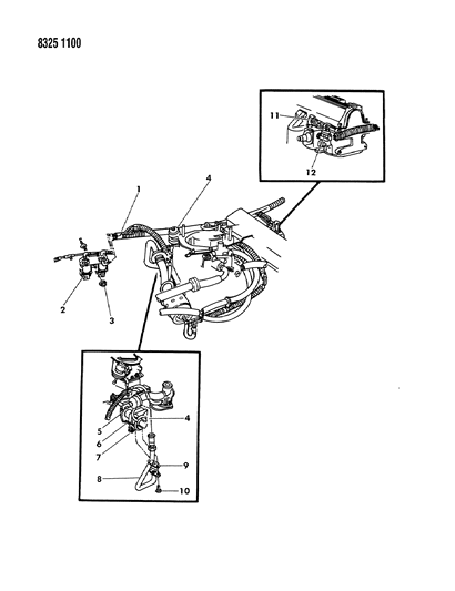 1988 Dodge Dakota Tube Diagram for 4201232