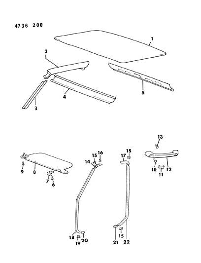 1984 Dodge Ram 50 Screw, Machine Cone Point (5X16) Diagram for MF205744