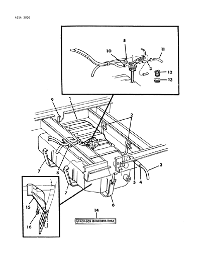 1984 Dodge Ram Wagon Fuel Tank Diagram 2 - Thumbnail