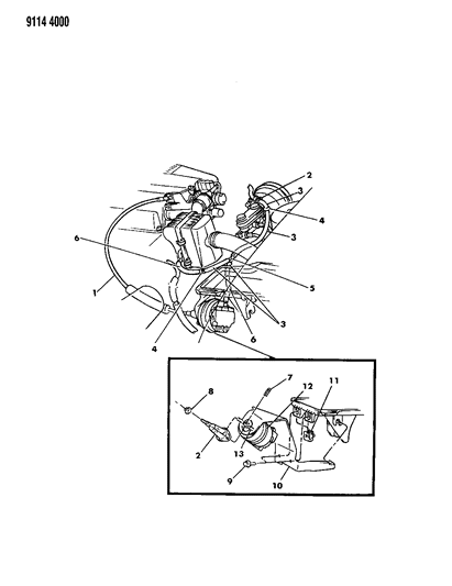 1989 Chrysler LeBaron GTC Speed Control Diagram 3 - Thumbnail