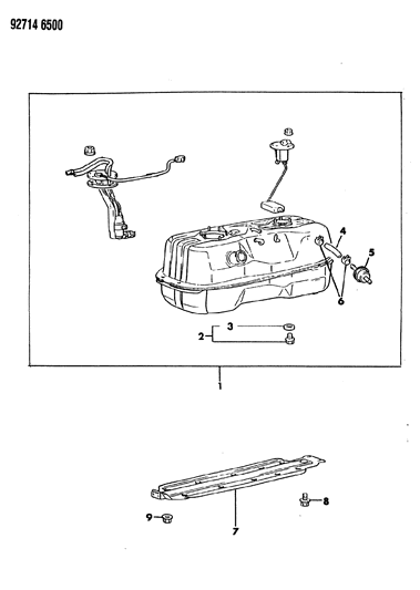 1992 Dodge Colt Fuel Tank Diagram 5 - Thumbnail