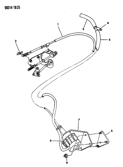 1992 Dodge D150 Speed Control Diagram 3 - Thumbnail