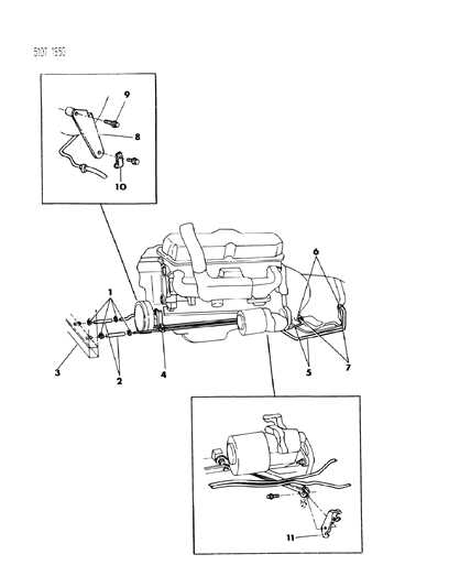 1985 Chrysler Executive Limousine Transmission Oil Cooler Diagram 3 - Thumbnail