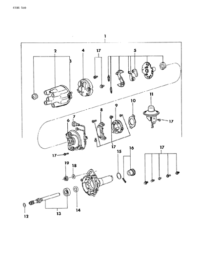 1984 Chrysler New Yorker Distributor Diagram 3 - Thumbnail