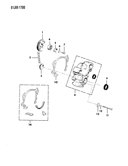 1986 Jeep J10 Timing Cover Diagram 2 - Thumbnail