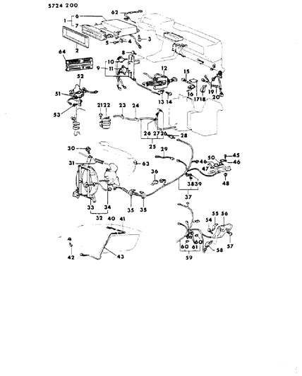 1986 Dodge Conquest Holder, Fuse (1P) 1985 Diagram for MB332449