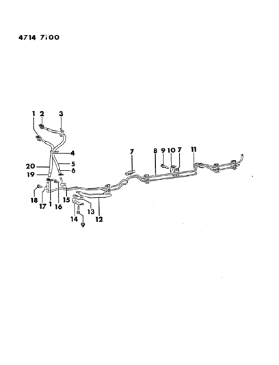 1984 Dodge Ram 50 Fuel Lines Diagram 5 - Thumbnail