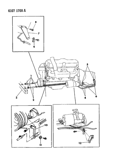 1986 Chrysler LeBaron Base Oil Cooler Diagram 2 - Thumbnail