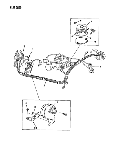 1988 Chrysler New Yorker Base Model EGR System Diagram 5 - Thumbnail