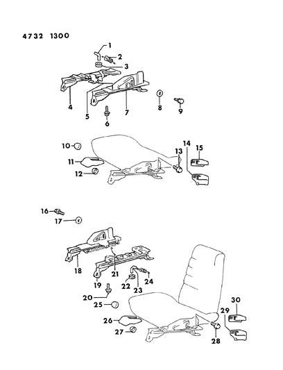 1984 Dodge Conquest Nut, Washer Assembled (10) Diagram for MS440514