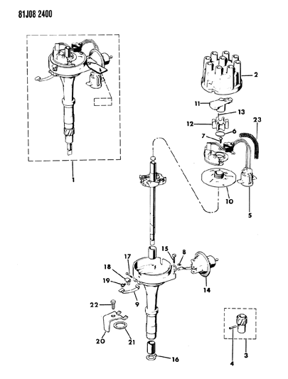 1986 Jeep J10 Distributor Diagram 2 - Thumbnail