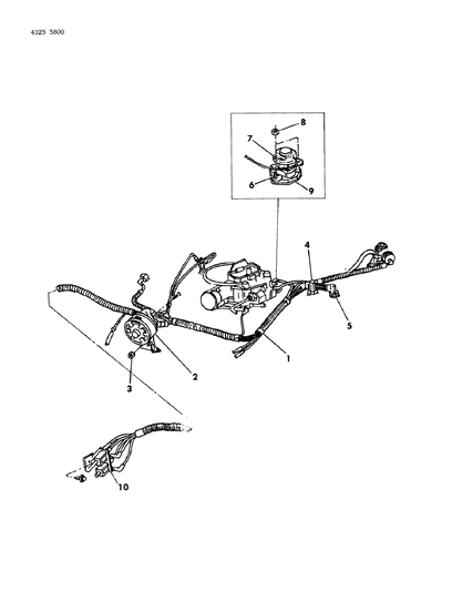 1985 Dodge D150 EGR System Diagram 7 - Thumbnail