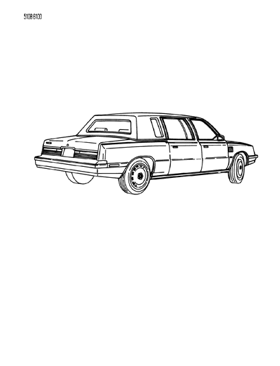 1985 Chrysler Executive Limousine Wiring - Body & Accessories Diagram 1 - Thumbnail