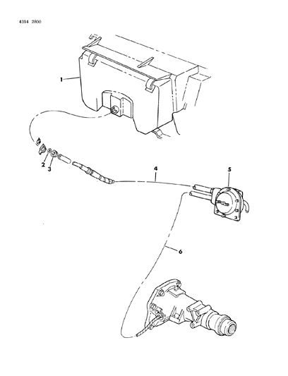 1984 Dodge Ram Wagon Speed Control Cables Diagram