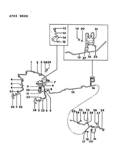 1984 Dodge Ram 50 Bolt, W/Washer (8X28 ) (RWD) Diagram for MF240056