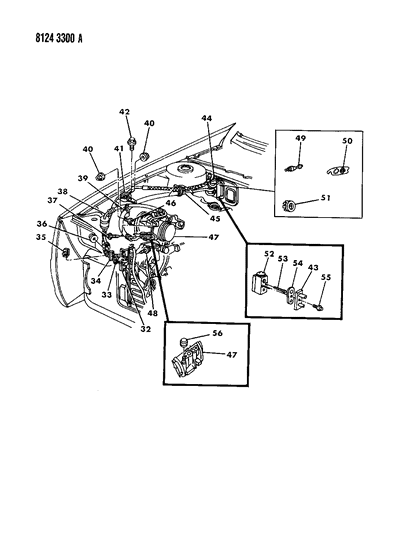 1988 Chrysler LeBaron Premium Plumbing - A/C & Heater Diagram 2 - Thumbnail