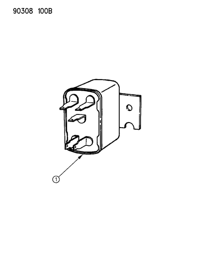 1992 Dodge Ram Wagon Relays Diagram