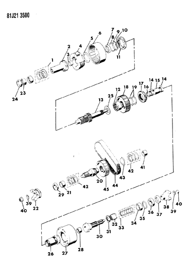 1986 Jeep Comanche Gear Train Diagram 4 - Thumbnail