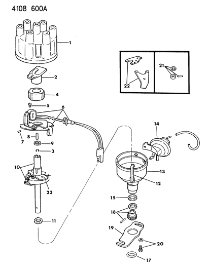 1984 Chrysler New Yorker Distributor Diagram 4 - Thumbnail