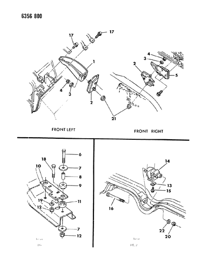 1987 Dodge D150 Engine Mounting Diagram 1 - Thumbnail
