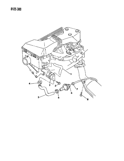 1988 Dodge Omni Aspirator Diagram