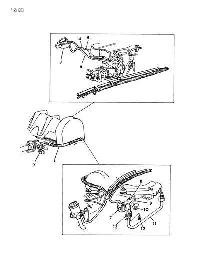1985 Chrysler Executive Limousine EGR System Diagram 1 - Thumbnail