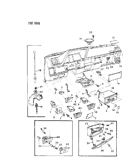1987 Dodge Charger Check Cable Diagram for 4047424