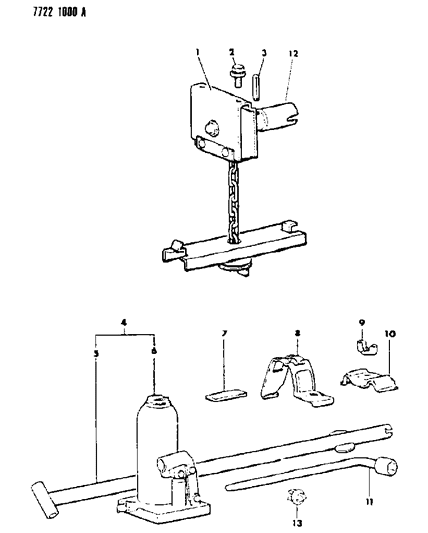1987 Dodge Ram 50 Pin, Spring , (5X25) Diagram for MF472573
