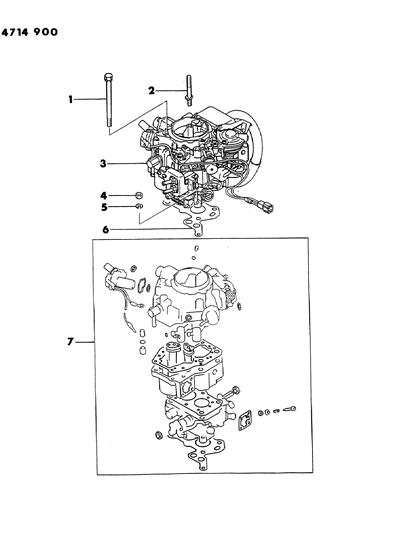 1984 Dodge Colt Carburetor & Gasket Set Diagram 2 - Thumbnail