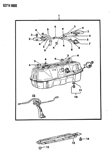 1992 Dodge Colt Fuel Tank Diagram 6 - Thumbnail