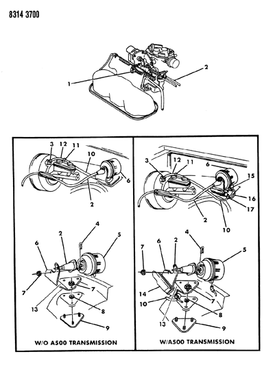1989 Dodge D150 Speed Control Diagram 1 - Thumbnail