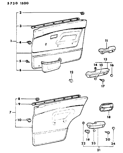 1985 Dodge Colt Screw, Tapping , (6X25) Diagram for MF453109